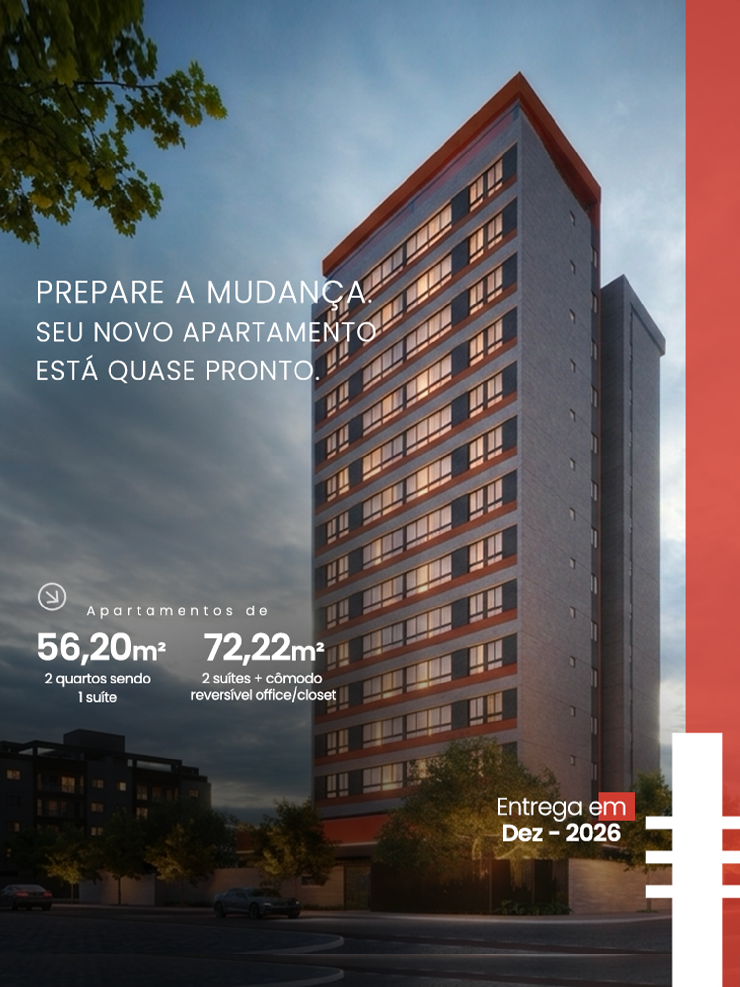 Porto Setúbal — fachada do empreendimento Habita Engenharia